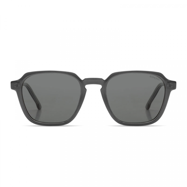 Komono Sonnenbrille Matty Iron, grauer Rahmen, Gläser getönt, Front Ansicht